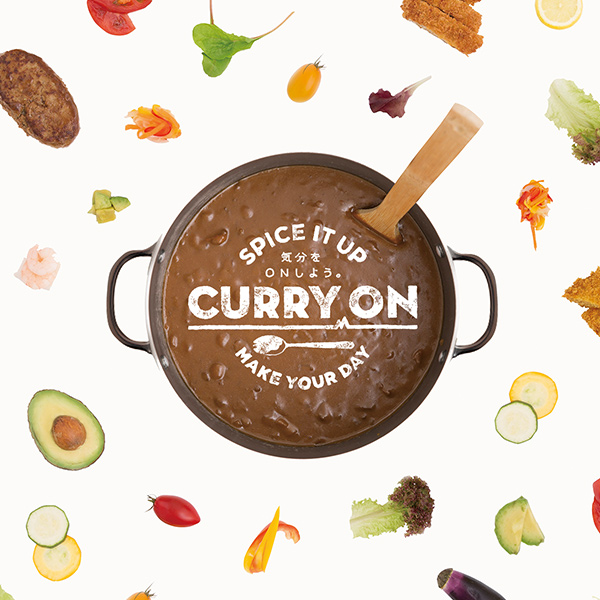 BRANDING／ブランディング カレーのチャンピオンさんの新業態カレーショップ「CURRY ON ／ カレーオン」さんのブランディングです！