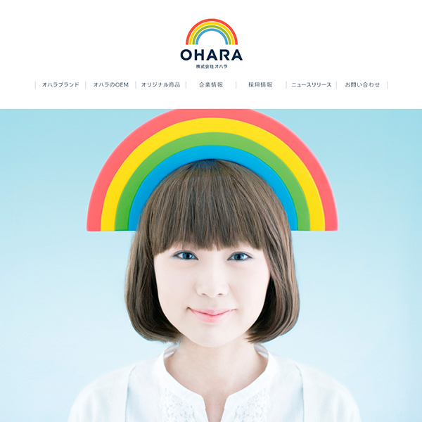 WEB／ホームページ制作 石川県金沢市にある「オハラ」さんのホームページをデザインしました